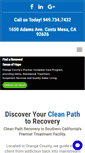 Mobile Screenshot of cleanpathrecovery.com